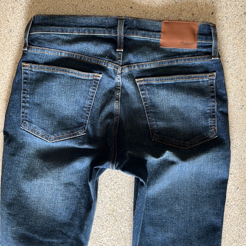 Madewell Skinny Jeans in Wellmoor Wash Cone® mill 32 x 32 BNWOT